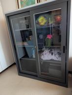 Vitrine kast uit metaal (winkelvitrine kast), Ophalen, 100 tot 150 cm, 100 tot 150 cm, Zo goed als nieuw