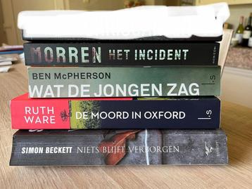 4 Thrillers te koop