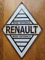 Ancienne et opfficielle pancarte publicitaire RENAULT, Ophalen of Verzenden, Gebruikt, Reclamebord