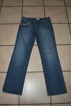 Jeans "Tom Tailor" bleu moyen brodé Coupe droite Taille 36, Tom Tailor, Bleu, Porté, W28 - W29 (confection 36)