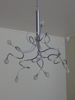 KROONLUSTER MET BIJHOREND STALAMPJE met transformator 12volt, Ophalen, 50 tot 75 cm, Zo goed als nieuw, Metaal
