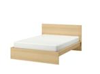 bed, Huis en Inrichting, Ophalen, Overige materialen, Gebruikt, Beige
