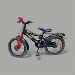 BLACK AND RED CHILDREN’S BICYCLE, Fietsen en Brommers, Ophalen, Zo goed als nieuw, Minder dan 16 inch