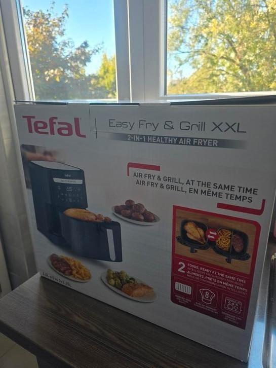 Tefal Grill & Airfyer, Elektronische apparatuur, Overige elektronische apparatuur, Zo goed als nieuw, Ophalen