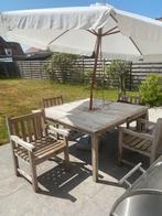 Echte zware teak tuinset, Tuin en Terras, Tuinsets en Loungesets, Ophalen