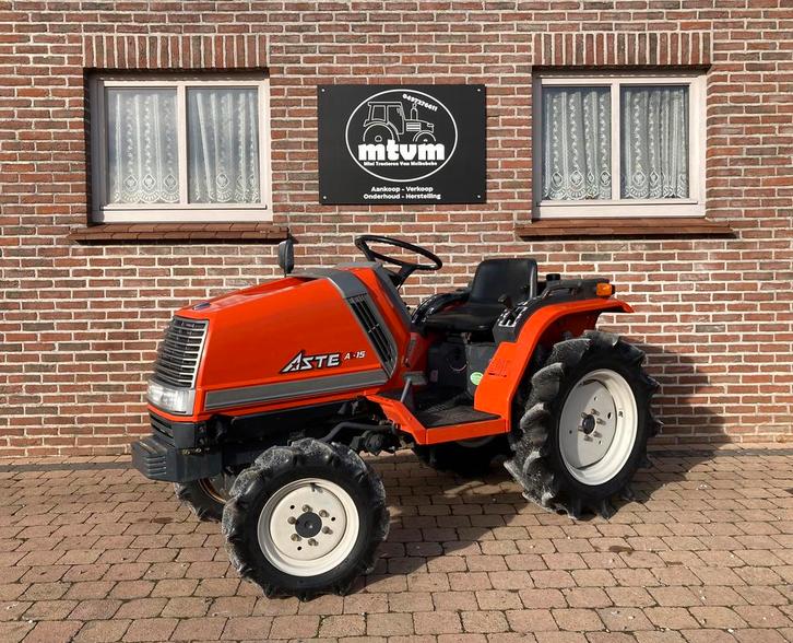 Minitractor Kubota Aste A-15 - 3cilinder - 4x4 - NIEUWSTAAT, Zakelijke goederen, Landbouw | Tractoren, Ophalen of Verzenden