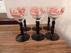 6 x ancien verre a digestif BITTER MOT vintage ,, Verzamelen, Ophalen of Verzenden, Gebruikt, Borrel- of Shotglas