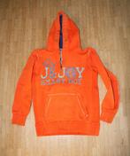 Oranje hoodie - maat 128, Ophalen of Verzenden, Gebruikt, Jongen of Meisje, Trui of Vest