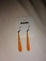 Oranje oorbellen, Handtassen en Accessoires, Oorbellen, Ophalen of Verzenden, Zo goed als nieuw, Oranje
