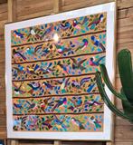 Handmade quilt-patchwork, Antiek en Kunst, Kunst | Schilderijen | Abstract, Ophalen of Verzenden