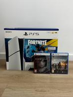 Ps5 slim disc + 2 jeux avec skin fortnite, Enlèvement ou Envoi, Neuf