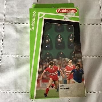 Subbuteto boîte complète équipe 735 Scotland, Cinq joueurs ou plus, Enlèvement ou Envoi, Utilisé, Subbuteo