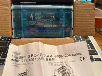 Elektriciteit, 4-polig distributieblok, 100/125 A beschikbaar voor biedingen