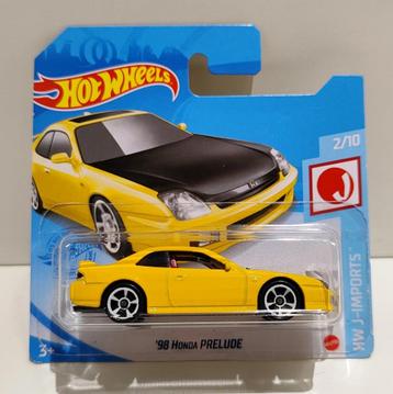 Hot Wheels '98 Honda Prelude Geel Zwart (2021) beschikbaar voor biedingen