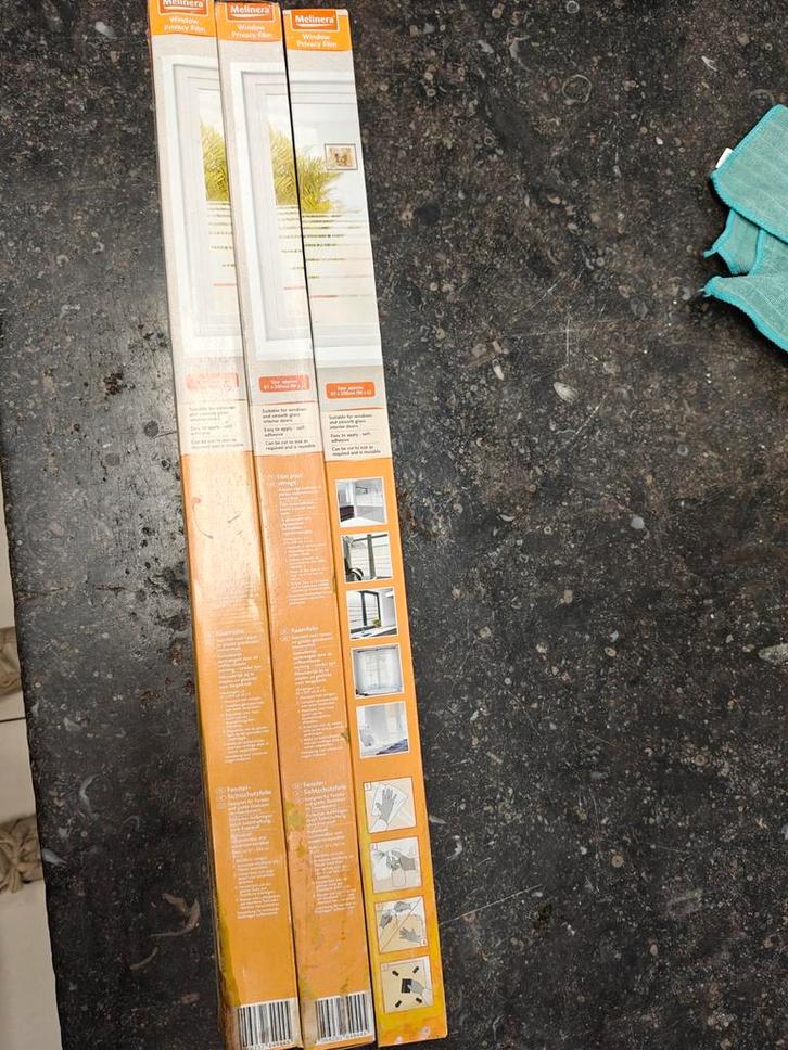 En vente : Film de confidentialité pour fenêtres Melinera, Bricolage & Construction, Fenêtres & Moustiquaires, Enlèvement ou Envoi
