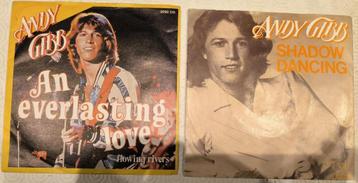 Andy Gibb - 2 singles voor 3 € beschikbaar voor biedingen