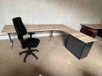 elektrisch Wing Bureau Halifax blad 280x120/80cm x hoogte ve, Ophalen, Elektrisch, Zo goed als nieuw, Bureau