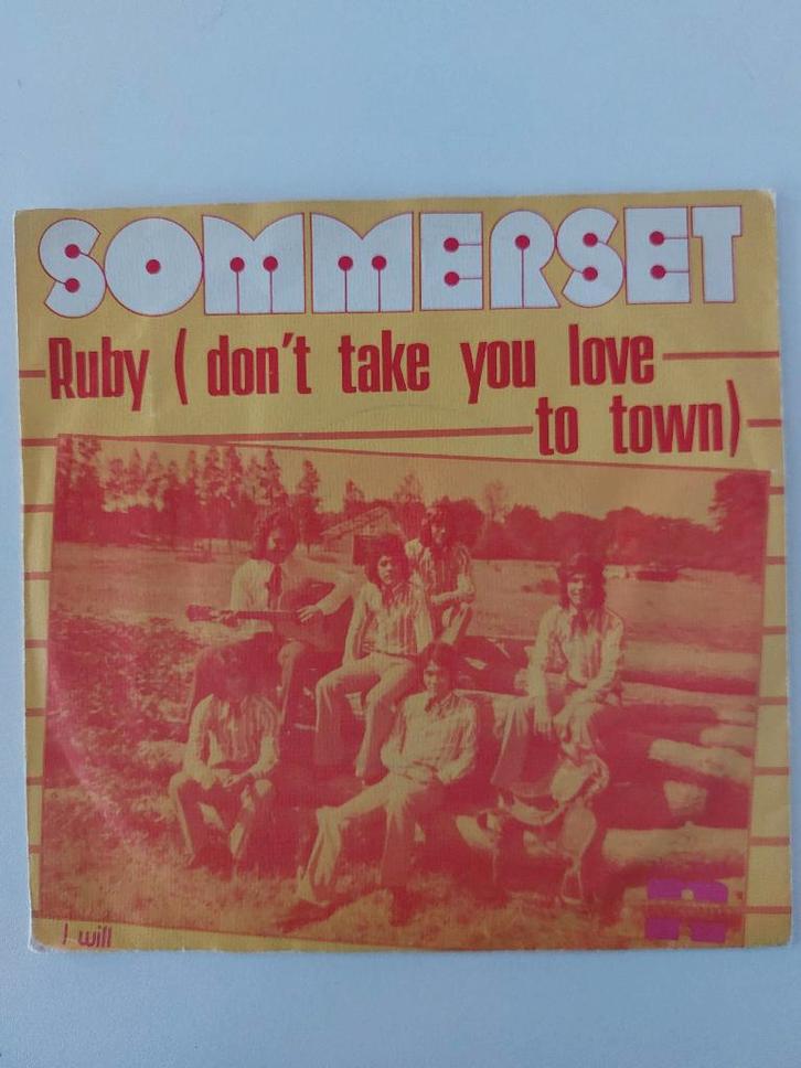 Sommerset(Nederpop) - Ruby Don't Take You Love To Town(1975), CD & DVD, Vinyles Singles, Country et Western, Enlèvement ou Envoi