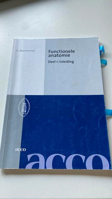 Huysentruyt - Functionele anatomie beschikbaar voor biedingen