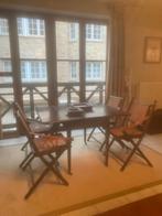 tafel en vier stoelen Flamant, Huis en Inrichting, Vier, Gebruikt, Landelijk, Bruin