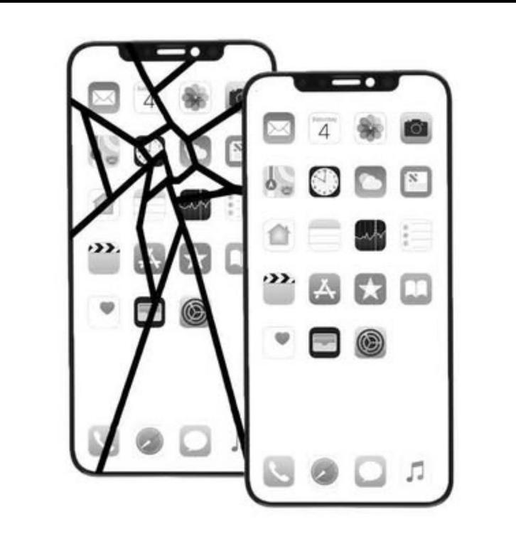 iphone scherm, Telecommunicatie, Mobiele telefoons | Hoesjes en Screenprotectors | Apple iPhone, Ophalen of Verzenden