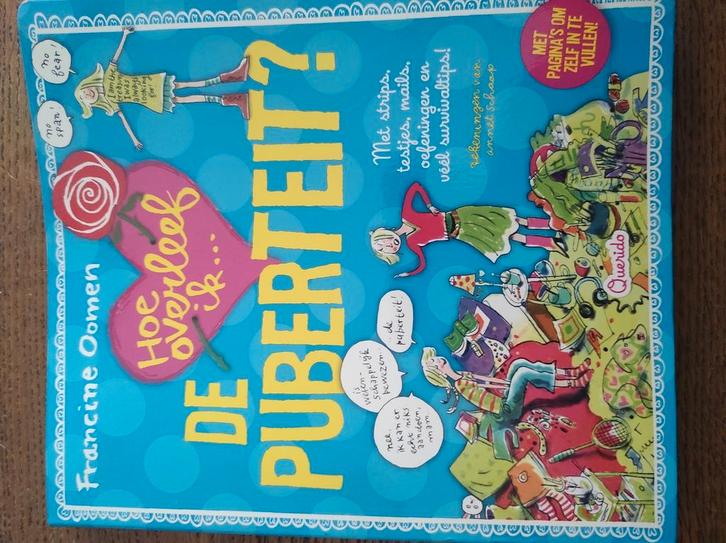 Francine Oomen - Hoe overleef ik de puberteit?, Boeken, Kinderboeken | Jeugd | 10 tot 12 jaar, Nieuw, Ophalen