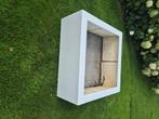 Polyester bloembak 100x100x40 cm wit, Tuin en Terras, Ophalen, Zo goed als nieuw, Kunststof, Tuin
