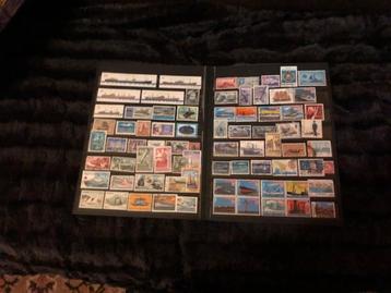 77 verschillende postzegels thema scheepvaart