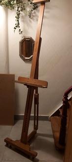 Grand chevalet de peintre en hêtre, Enlèvement, Utilisé