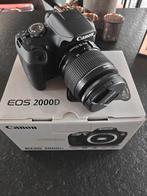 Canon EOS 2000D + accessoires, TV, Hi-fi & Vidéo, Appareils photo numériques, Enlèvement