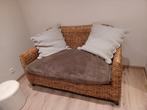 Divan 2 places en rotin, Huis en Inrichting, Zetels | Zetels en Chaises Longues, Ophalen, Gebruikt