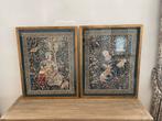 Kaders met wandtapijt, Antiek en Kunst, Ophalen