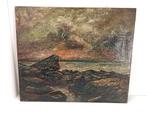 schilderij J Biérin La Roche Noire, Antiek en Kunst, Ophalen