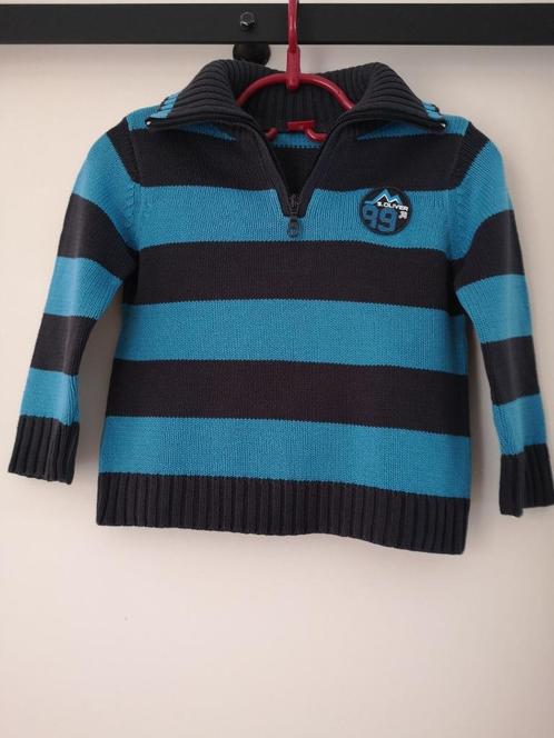 Blauwe wintertrui, Kinderen en Baby's, Kinderkleding | Maat 92, Nieuw, Jongen, Trui of Vest, Ophalen