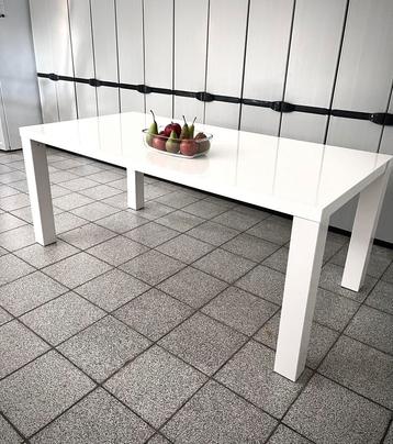 Eettafel wit glanzend 90x180 beschikbaar voor biedingen