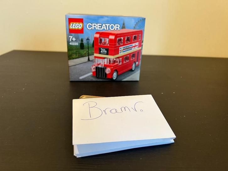 Lego 40220 mini london bus, Kinderen en Baby's, Speelgoed | Duplo en Lego, Nieuw, Lego, Complete set, Ophalen of Verzenden