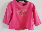 CATIMINI - T-shirt rose, perroquets - T.12 mois/74 cm, Catimini, Enlèvement ou Envoi, Utilisé, Chemisette ou Manches longues