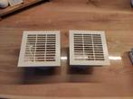 2 NIEUWE ventilatieroosters wit, Enlèvement ou Envoi