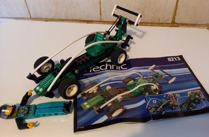 LEGO TECHNIC 8213 raceauto, Kinderen en Baby's, Speelgoed | Duplo en Lego, Zo goed als nieuw, Lego, Complete set, Ophalen of Verzenden