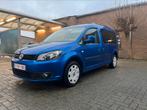 Volkswagen Caddy 2.0 benzine cng, 102.000 kilometers, 2012, Auto's, Euro 5, Monovolume, Blauw, 7 zetels