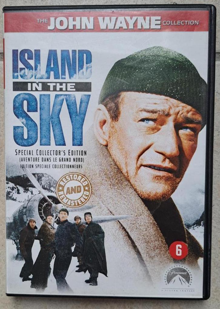 DVD John Wayne's Island in the sky(1953,angl,franç+ st neer), Cd's en Dvd's, Dvd's | Avontuur, Verzenden