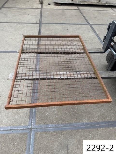 2292. Gaaspaneel / Hek gegalvaniseerd / Gaas paneel, Tuin en Terras, Gaas en Draad, Gebruikt, Gaas, Ophalen