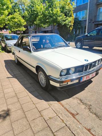 BMW Baur 1986, Auto's, Automaat, Cabriolet, Wit, Grijs