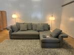 ZGAN Minotti Collar Hoekbank met Bijzettafel - NP: €20.000, Bankstel Bank Sofa Hoekbank Design bank, 150 tot 200 cm, Hoekbank