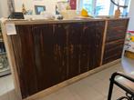Toog - kast - bar steigerhout, Ophalen, Gebruikt