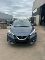 Nissan Micra 2018 benzine, Voorwielaandrijving, 898 cc, Stof, Zwart