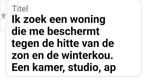 7k zoek een woning te huur in Willebroek of nast heem