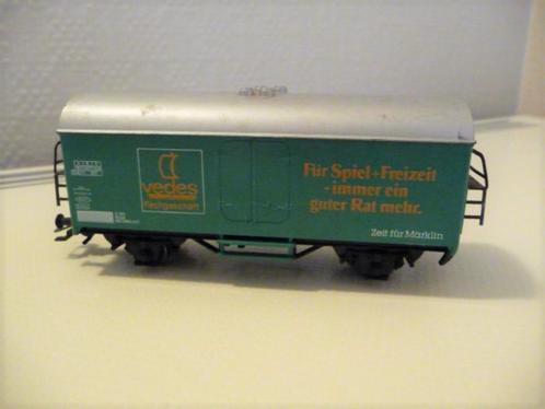4415 MÄRKLIN – Reklamewagen Vedes/Wagon reclame Vedes, Hobby en Vrije tijd, Modeltreinen | H0, Zo goed als nieuw, Wagon, Wisselstroom