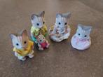 Sylvanian Families famille chat tigré et bébé chat tigré, Ophalen, Zo goed als nieuw