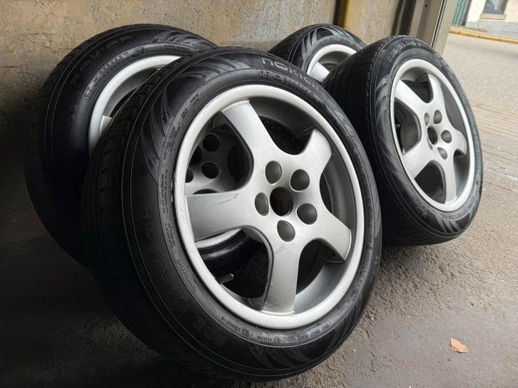 Belles Jantes en aluminium BORBET, 5x112, Pneus 205 55 16, Autos : Pièces & Accessoires, Pneus & Jantes, Pneus et Jantes, Pneus hiver